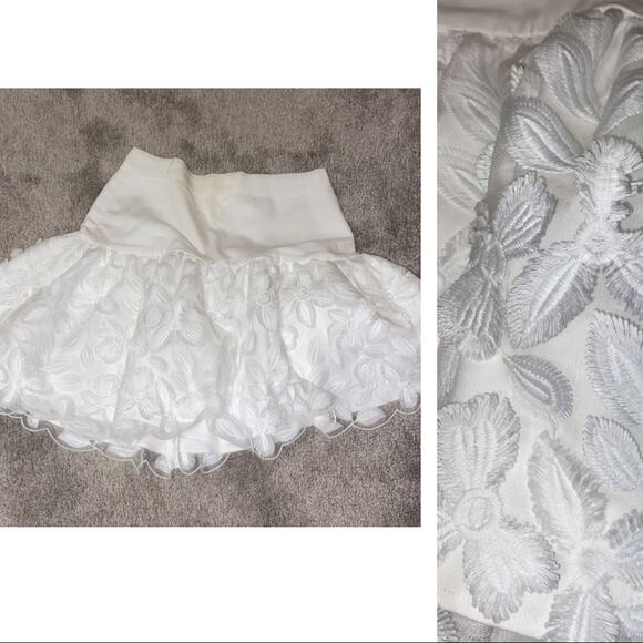 ALEXIS Embroidered Mini Skirt - Picture 2 of 12